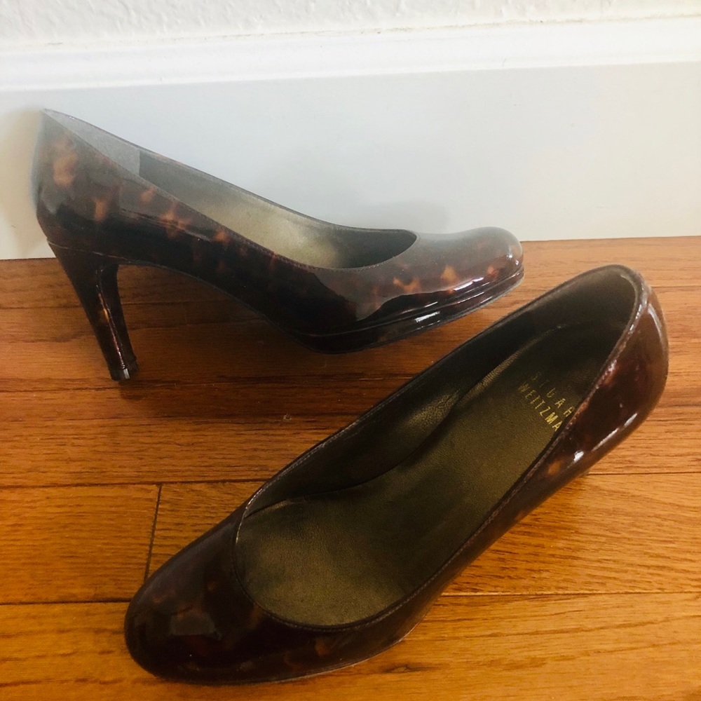 Stuart Weitzman Tortoise Shell Pumps - image 1